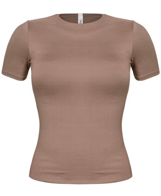 Skin Top in Mocha